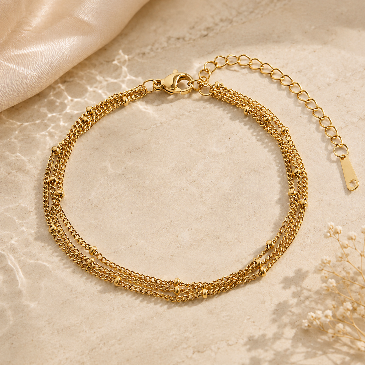 TB-BR-0037 Anti-Tarnish Stainless Steel Bracelet