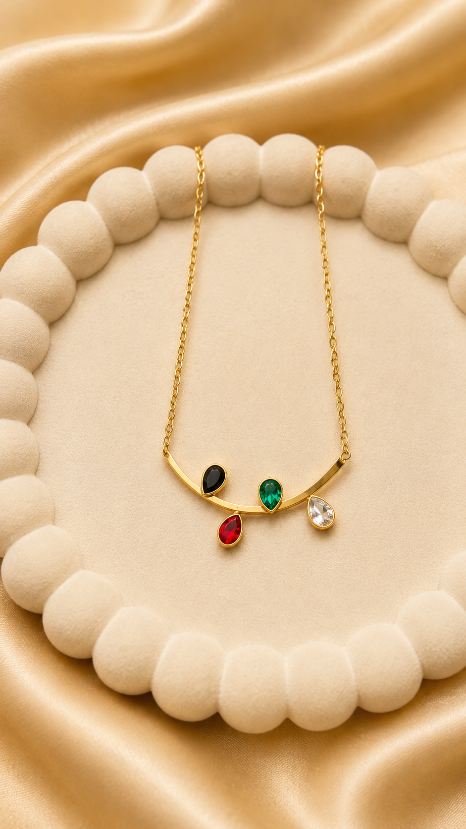 TB-N-043 Anti-Tarnish Stainless Steel Necklace